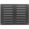 Ventiliacijos grotelės Europlast MR2619A, metalas, 260 mm x 190 mm