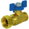 Ventilis Arco Mini, rutulinis, 1/2 colio - išorinis sriegis, 1/2 colio - veržlė