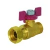 Arco Ventilis 02290, 1/2" su slankiojančia jungtim, raud. rankena