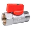 Arco Ventilis 2207R, 1/2" vidin./išor. sriegis raudona rankena