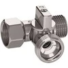 Ventilis Arco, t-veida, ūdensvadam, ūdens patēriņa regulēšanai, 1/2 collas – ārējā vītne, 1/2 collas – iekšējā vītne, 3/4 collas