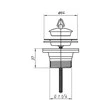 Ani Plast Ani_Plast Sifono ventilis su kamščiu Aniplast M205EU, 1¼,