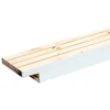 VILJANDI AKEN JA UKS Horizontali durų stakta Viljandi HOR9, 90 cm x 9.2 cm x 4.2 cm, balta spalva.