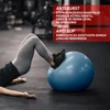 Nesprogst. gimnastikos kamuolys OUTLINER LS3222, Ø75 cm, PVC