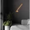 Viokef 6W LED sieninis šviestuvas NOVITA, aukso sp., 3000K, 4293001