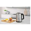 Virdulys Elektriskā tējkanna Braun PurShine WK1500BK, 1.7 l, sudraba/melna