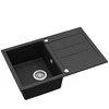 Aquasanita Virtuvės kriauklė CDCF8 Tesa SQT101-601AW, nerūdijančio plieno, 780 mm x 500 mm x 200 mm