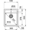 Franke Plautuvė SID 610-40 Carbon 114.0500.019