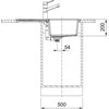 Virtuvės kriauklė Franke Sirius Sirius 2 S2D 611-78 Urban Pilkas, tectonite, 78 cm x 50 cm x 20 cm, pilka