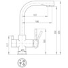 Carruzzo DOMOLETTI SEINA SINK LEVER MIXER Juodas M