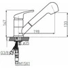 Domoletti KITCHEN MIXER SPOT DOM-BDS8B. Juodas