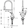 Virtuvinis maišytuvas Hansgrohe Talis Select M54, chromo