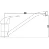 Thema Lux Virtuvinis maišytuvas Sourcing KITCHEN FAUCET WITH LONG BEAK DF1227