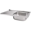 Virtuvės kriauklė AB 800x600mm Nerūdijančio plieno Uždedama