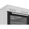 Viryklė Gas stove with electric orkaitė Beko FBE62120SWD