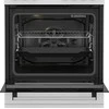 Viryklė Gas stove with electric orkaitė Beko FBE62120SWD