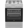 Viryklė Gas stove with electric orkaitė Beko FBE62120SWD