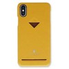 VixFox kortelės lizdo nugarėlė Iphone X/XS garstyčių geltona