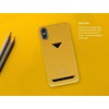 VixFox kortelės lizdo nugarėlė Iphone X/XS garstyčių geltona