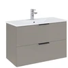 Bathroom cabinet with sink Elita Astra. pilkas. 40.5x80x53