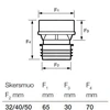 Vakuuminis ventilis Wavin MiniVent, Ø 32-50 mm