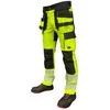 Vyriškos kelnės/universalios Pesso Uranus Flexpro CL2, juodos/geltonos, C50 dydis