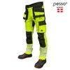 Vyriškos kelnės/universalios Pesso Uranus Flexpro CL2, juodos/geltonos, C48 dydis