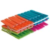 York Skalbinių segtukas 9600, 12 cm x 7 cm, plastikas, 20 vnt., ,spalva/dizainas parenkami atsitiktine tvarka,