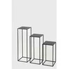 Domoletti FLOWER POT STAND BREST S Juodas 25X25X47