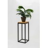 MAK FLOWER STAND LAVALXS Juodas OAK 19X19X47
