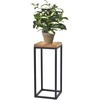 MAK FLOWER STAND LAVALXS Juodas OAK 19X19X47