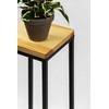 MAK FLOWER STAND LAVALXS Juodas OAK 19X19X47