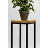MAK FLOWER STAND LAVALXS Juodas OAK 19X19X47