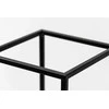 Ziedu statīvs Garden Center LILLE, 19 cm x 19 cm, 62 cm, metāls, melna krās.