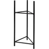 Domoletti FLOWER POT STAND LIZIO L Juodas 27X60