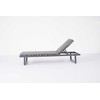 Zvilnis Domoletti CL-23-9 SUN LOUNGER, pelēka krās., 195 cm x 63 cm x 26 cm