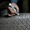 Dažų lazdelė gumai Markal Tyre Marque BALTA 12,7 mm