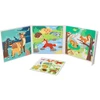 Adam Toys Lanksti magnetinė 3in1 dėlionė su miško gyvūnais, vaikams nuo 3 metų, spalvota