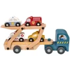 Adam Toys Medinė daugiafunkcė laweta su gelbėjimo automobiliais, vaikams nuo 18 mėn.