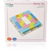 Adam Toys Medinė logikos žaidimo dėlionė Tetris su 18 spalvotų kaladėlių ir užduočių kortelėmis, vaikams nuo 3 metų