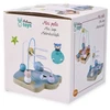 Adam Toys Mini medinė motorinė žaidimų kilpa Mišio formos, vaikams nuo 12 mėn., lavina smulkiąją motoriką, pastelinė