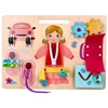Adam Toys Motorinė veiklos lenta Ania mažiesiems atradėjams nuo 1 metų, lavina smulkiąją motoriką, medinė