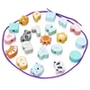 Adam Toys Pasteliniai karoliukai vėrimui su gyvūnų ir geometriniais motyvais, vaikams nuo 18 mėn., skatina kūrybiškumą, įvairiaspalviai