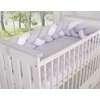 My Sweet Baby Pintas lovytės bamperis – balta/pilka