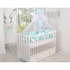 My Sweet Baby Pintas bamperis XXL – balta/mėtinė