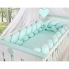 My Sweet Baby Pintas lovytės bamperis XXL – mėtų spalvos
