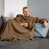 Froster Dėvima šilta pledas su rankovėmis suaugusiems, minkšta, patogi