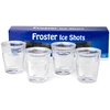 Froster Dvigubų sienelių šalto alkoholio taurelės su užpildymu, 50 ml, vyrams, patvarios