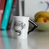 Froster Elegantiška muzikinio instrumento formos puodelio rankena, muzikos mylėtojams