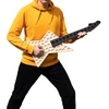 Froster Medinė gitaros formos butelių kamščių kolekcija, 69 vnt., sieninė